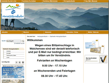 Tablet Screenshot of herzogstandbahn.de